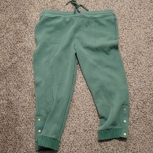 Green Anthro joggers